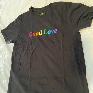 Aly and AJ Unisex Aly & A.J. Good Love Rainbow Price Tee Shirt Size Medium